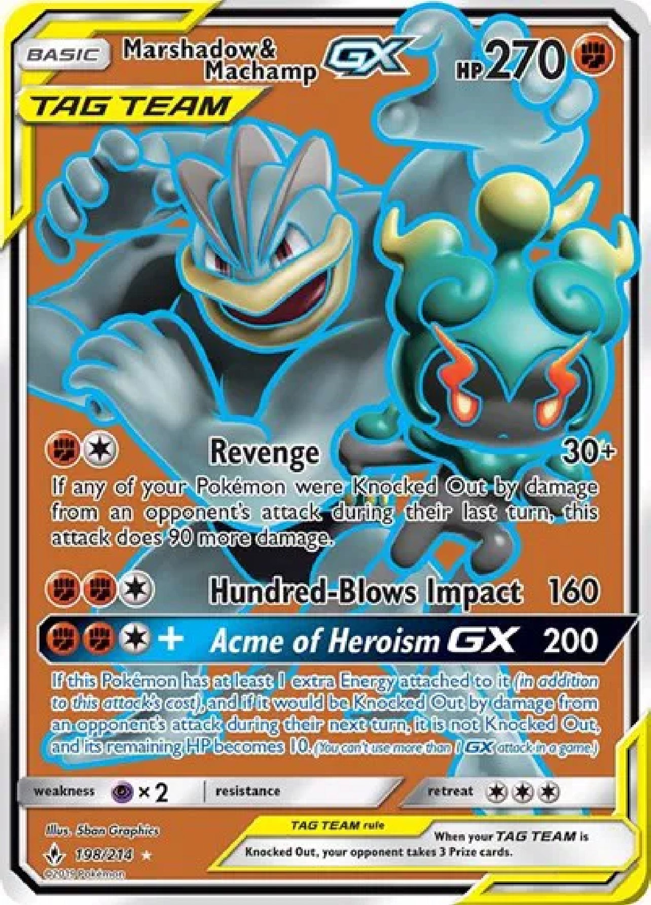 Marshadow & Machamp GX - 198/214