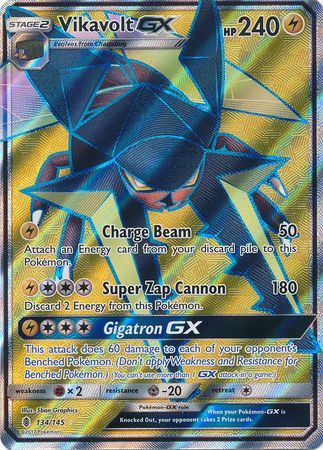 Vikavolt GX (Full Art) Pokemon • Ultra Rare • 134 Guardians Rising