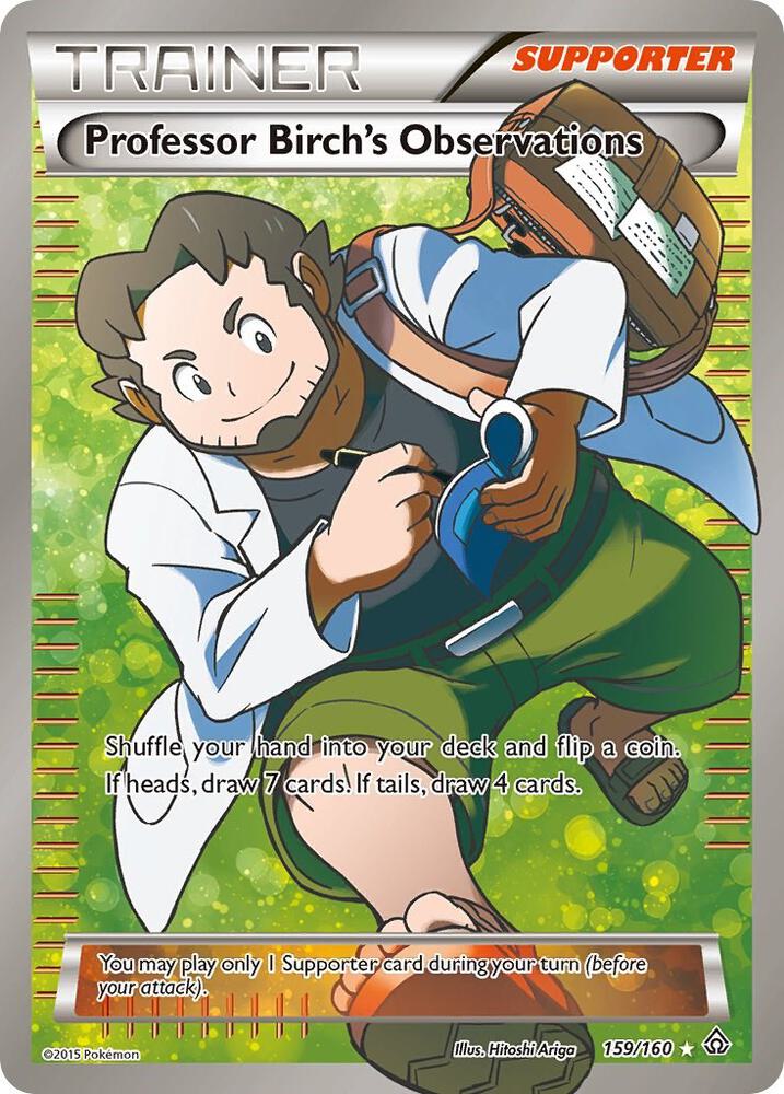 Professor Birch's Observations (159 Full Art) - XY - Primal Clash (PRC)