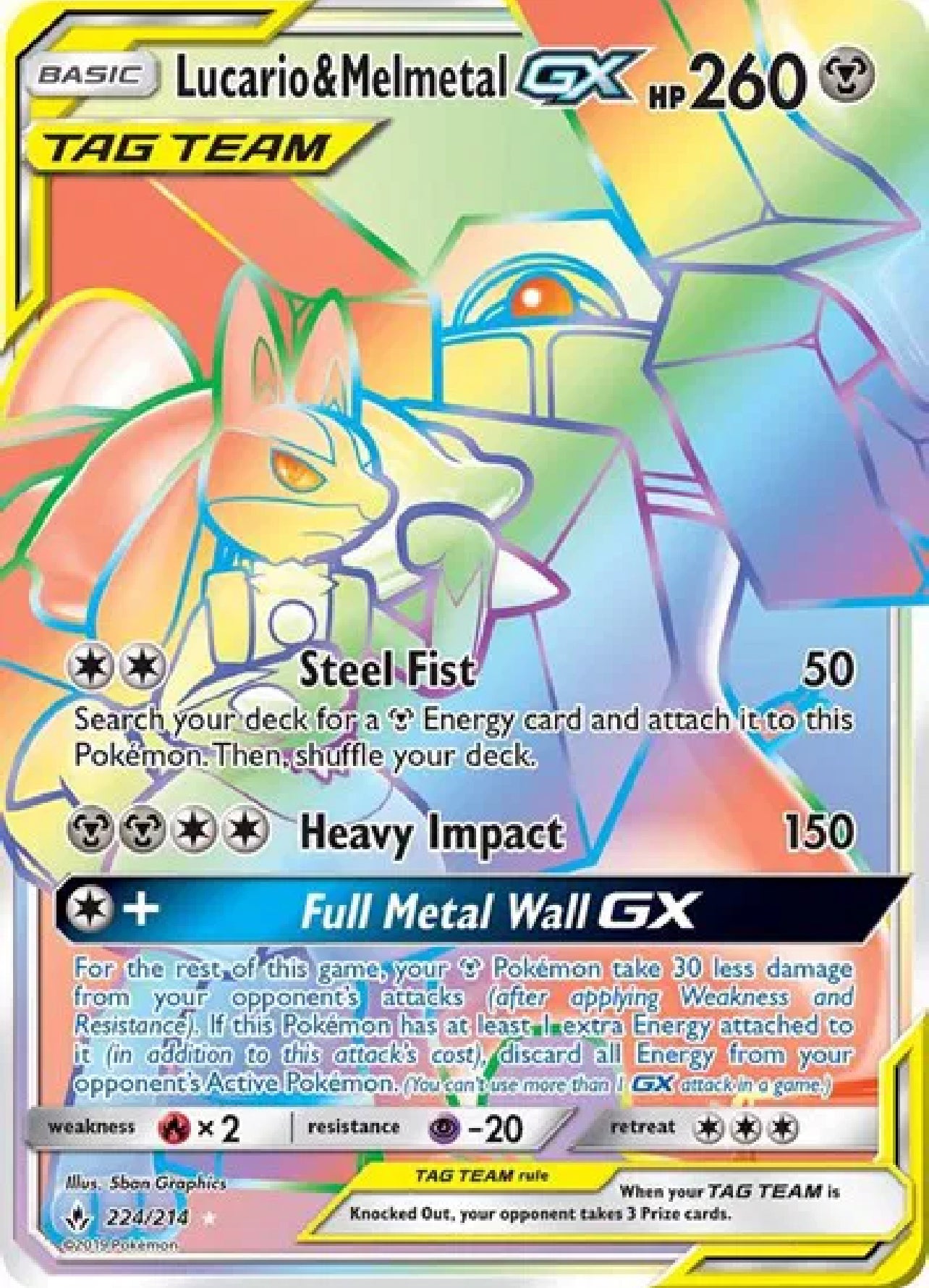 Lucario & Melmetal GX - 224/214