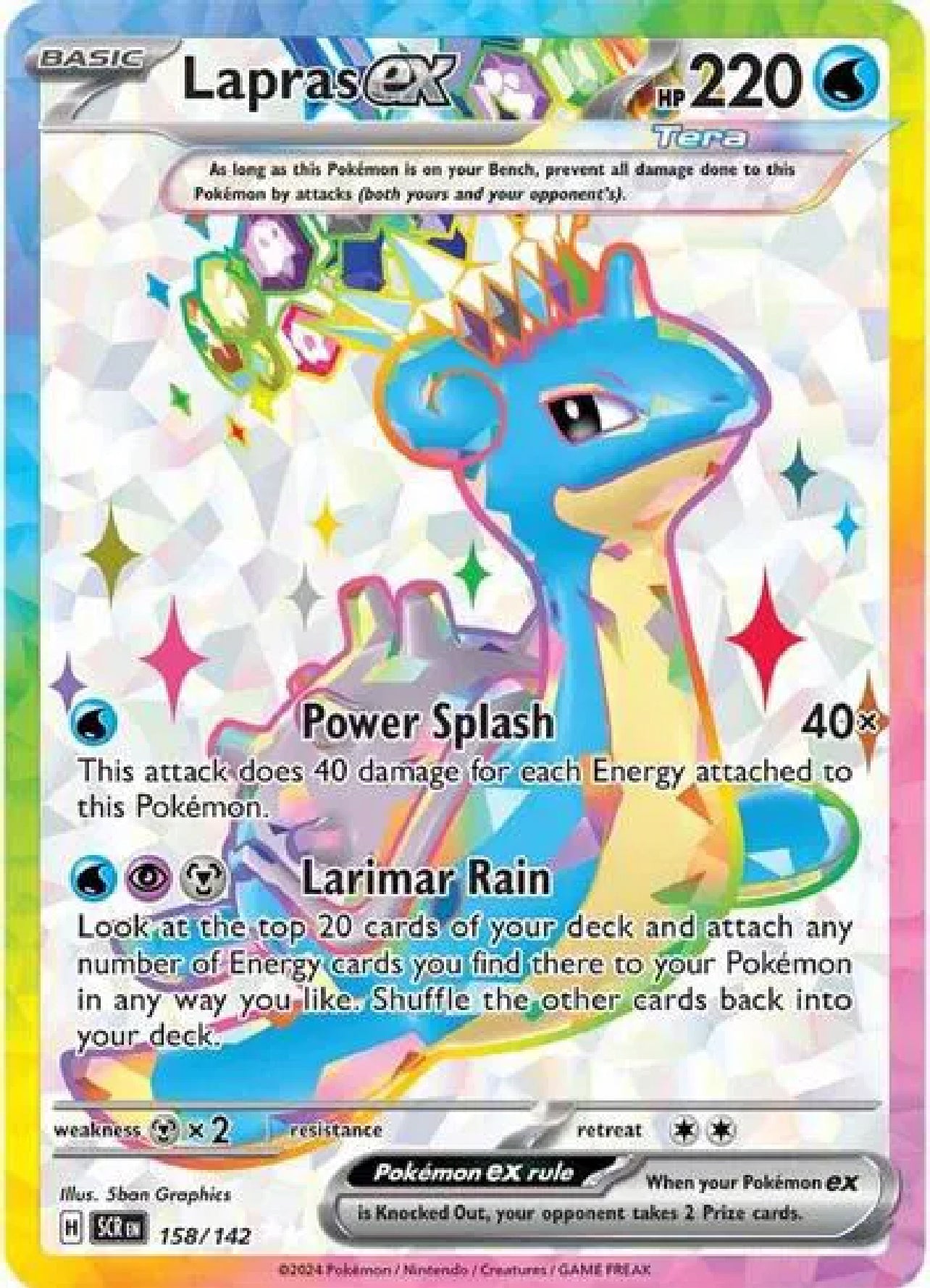 Lapras ex - 158/142