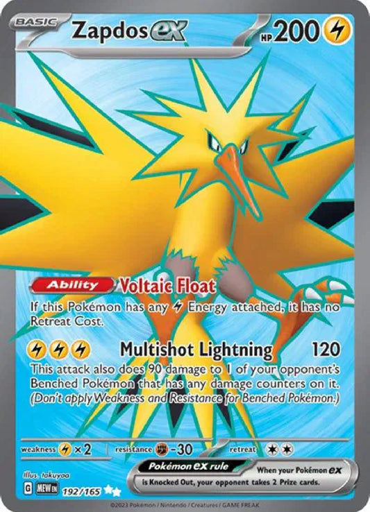 Zapdos ex - 192/165