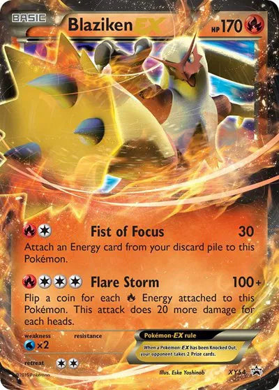 Blaziken EX Pokemon • Promo • XY54 XY Promos