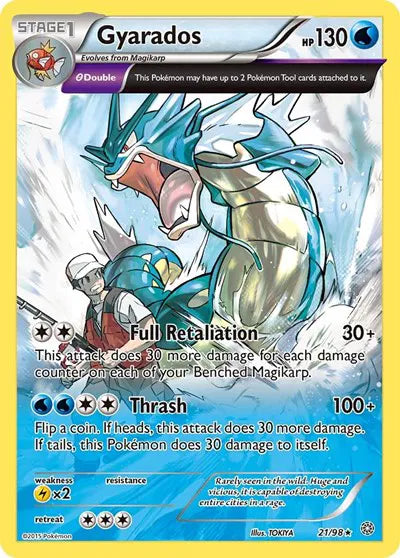 Gyarados (21) Pokemon • Holo Rare • 21 Ancient Origins