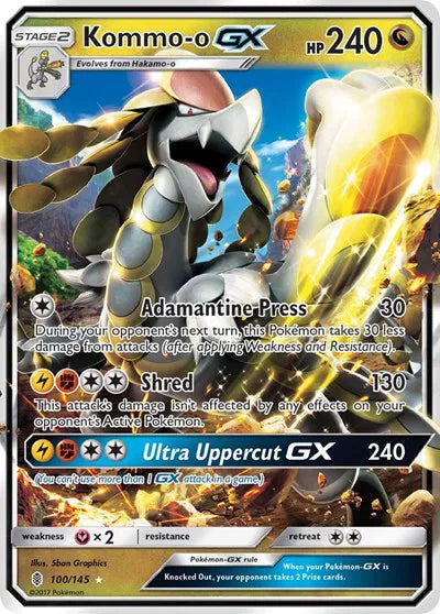 Kommo-o Pokemon • Ultra Rare • 100 Guardians Rising