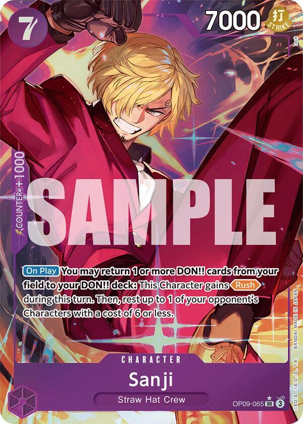 Sanji (065) (Parallel) One Piece • SR • OP09-065 Emperors in the New World