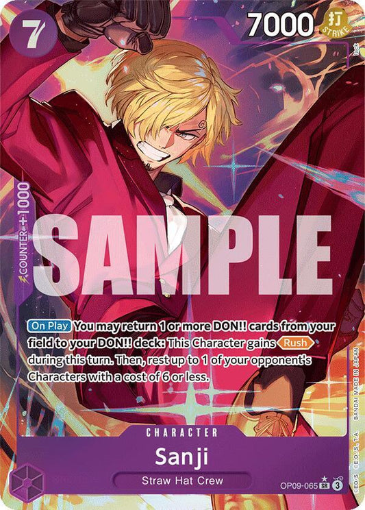 Sanji (065) (Parallel) One Piece • SR • OP09-065 Emperors in the New World